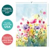 Tree-Free Greetings Thoughtful Wildflowers Birthday Card - 1 Recycled 5x7