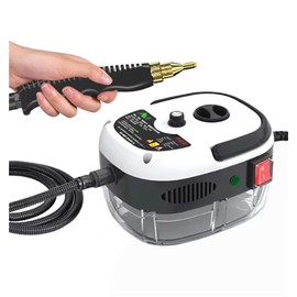 Generic High Temperature Pressurized Steam Cleaner, 2500W Handheld Small High Pressure High Heat Steam Cleaning Machine Portable Tank for Kitchen, Toilet, Car, Auto, standard, NK-882