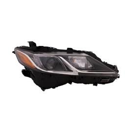 EPIC LIGHTING Halogen Replacement Spec Headlight Chrome Compatible with TOYOTA 18-19 CAMRY L LE SE [ TO2503277 8111006C40 ] Right Passenger Side