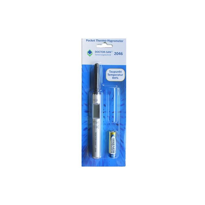 Thermo-Hygrometer Thermometer Pen Thermometer -40°C to 125°C RH 0% to
