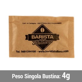 Barista Italiano - 200 Sugar Sachets (BROWN SUGAR) | Individually Wrapped | 200 Sugar Sachets of 4g each