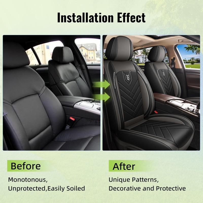 AOMSAZTO Front Seat Covers Fit for Nissan Frontier S SV