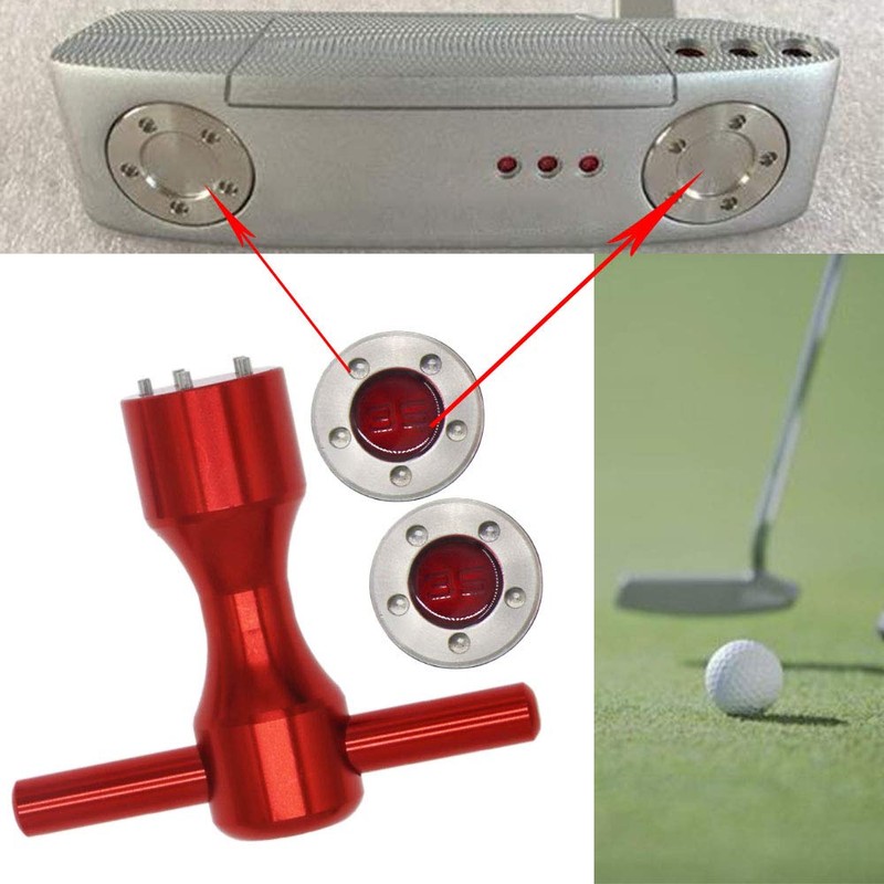 (35.0 grams) - HISTAR 2Pcs Golf Custom red Weights +