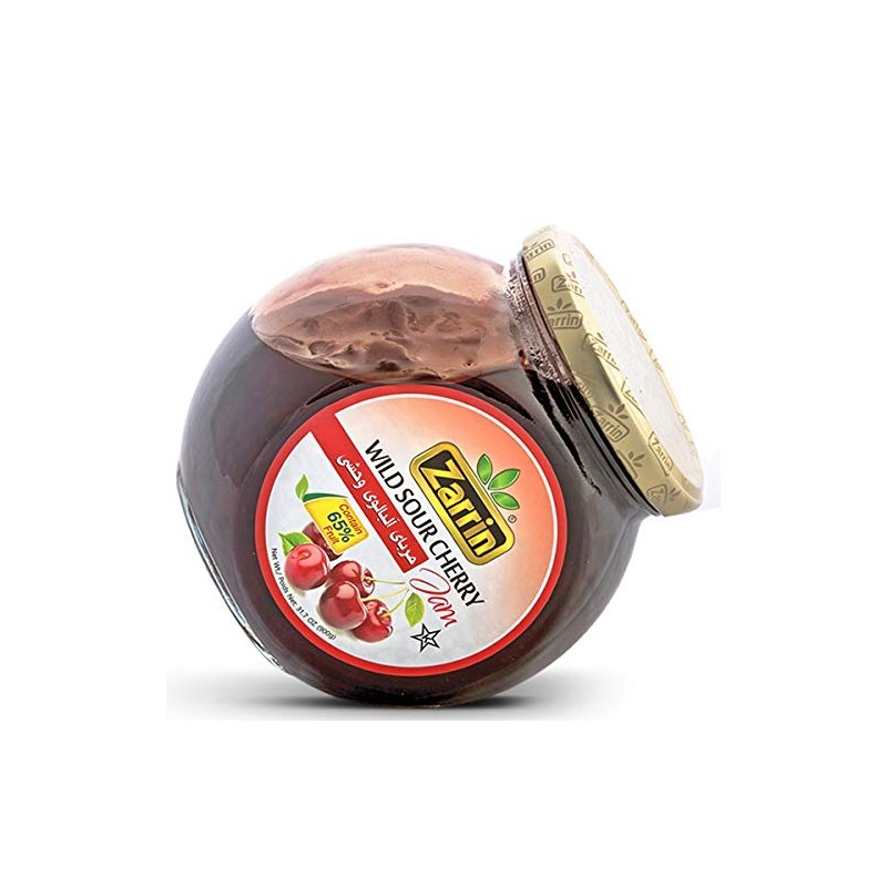 Zarrin - Wild Sour Cherry Preserve, 31.7 oz (900g), Contains