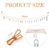 YJWZWE Stuffed Animal Storage Chain 78inch Hanging Stuff Animals Organizer