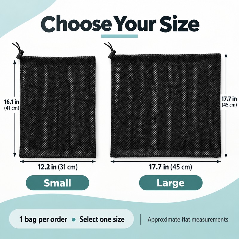 Pond Pump Filter Mesh Bag for Debris Protection – Reusable