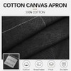 MTSDM Canvas Aprons, Work Aprons for Men Women, Adjustable Luxury