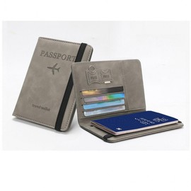 Eden & Justice Passport Case Wallet RFID Blocking Electronic PASSPORT Sky