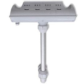 Ergode Cascade Waterfall Pool Fountain with LED Lights - Mesmerizing Colors, Adjustable Height