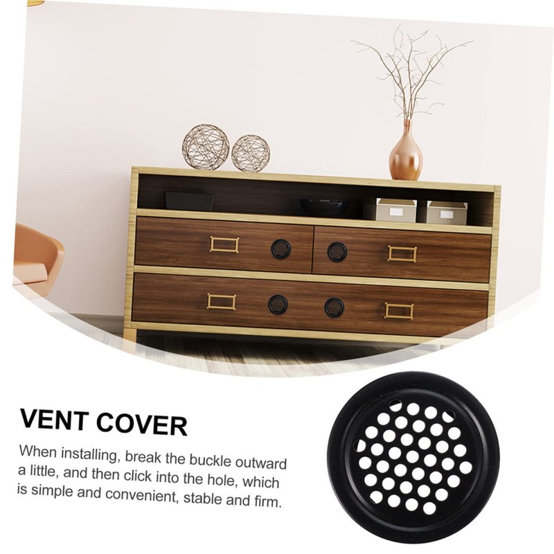 jojofuny 30pcs Vent Cover Breathable Mesh for Cabinets and Desks