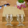 HealthAndYoga™ ChillEyes Transparent Glass Eye Wash Cup - Effective Eye