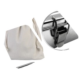 Rosenstein & Söhne Lunch Boxes with Compartments: Stainless Steel Lunch Box with Sealing Ring, Dishwasher Safe, 1400 ml (Breakfast Box, Children's Breakfast Boxes, Waterproof Bags)