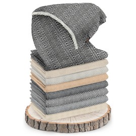 yanopurna Unisex Cashmere Scarf - Hand Woven Stole Made of 100% Cashmere Wool - Warm Wrap Scarf, Neck Gaiter, Head Wrap Cashmere Scarf for Men and Women - Made in Nepal, Grey Herringbone