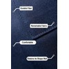 DOVORTEX Denim Apron 100% Cotton with 3 Pockets |Chef Apron