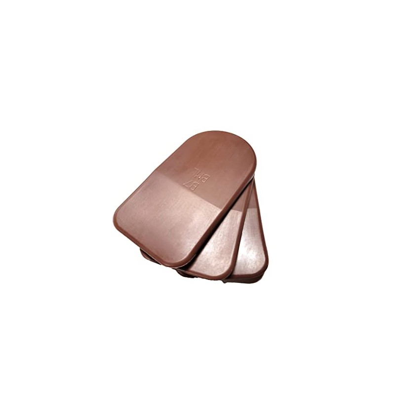 BML 7mm Heel Lifts, 3pk (Boys, Red [Firm])