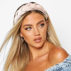 DRESHOW Velvet Braided Headband Women Hair Hoop Elastic Hair Bands Fashion Headbands for Women