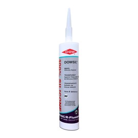 DOWSIL™ White HVAC/R Silicone Sealant – High Temperature, Heat Resistant, Flexible, Multi-Surface Bonding for Refrigerators, Air Conditioners & HVAC Systems – White 305ml