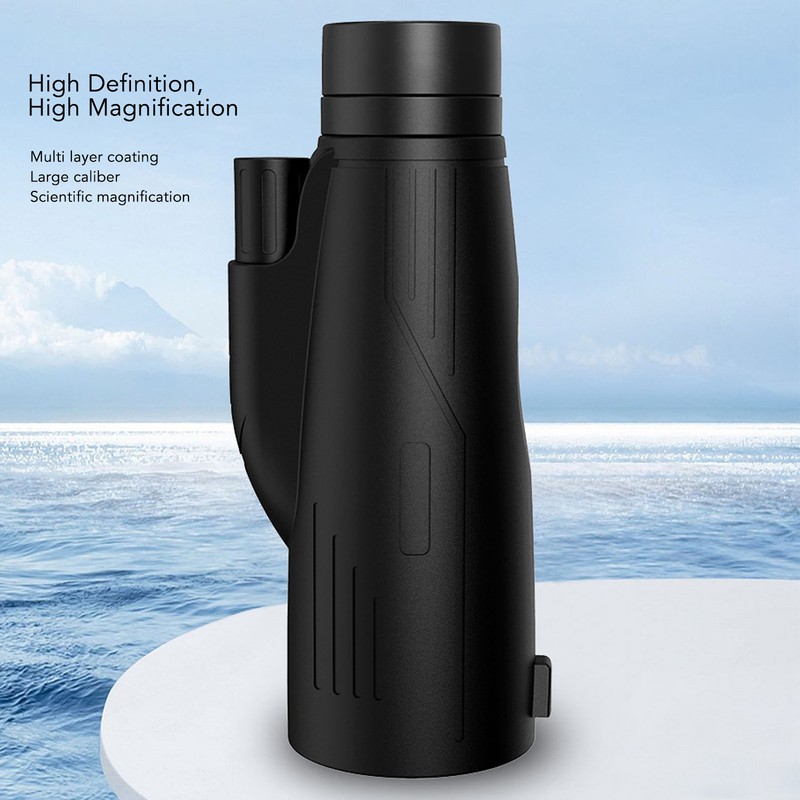 12x50 Portable Monocular Multi Layer Coating HD Zoom Lens Large