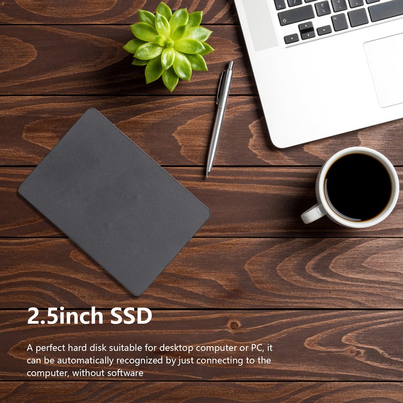 Hsthe Sea 2.5inch SSD Black High Speed Metal Hard Drive