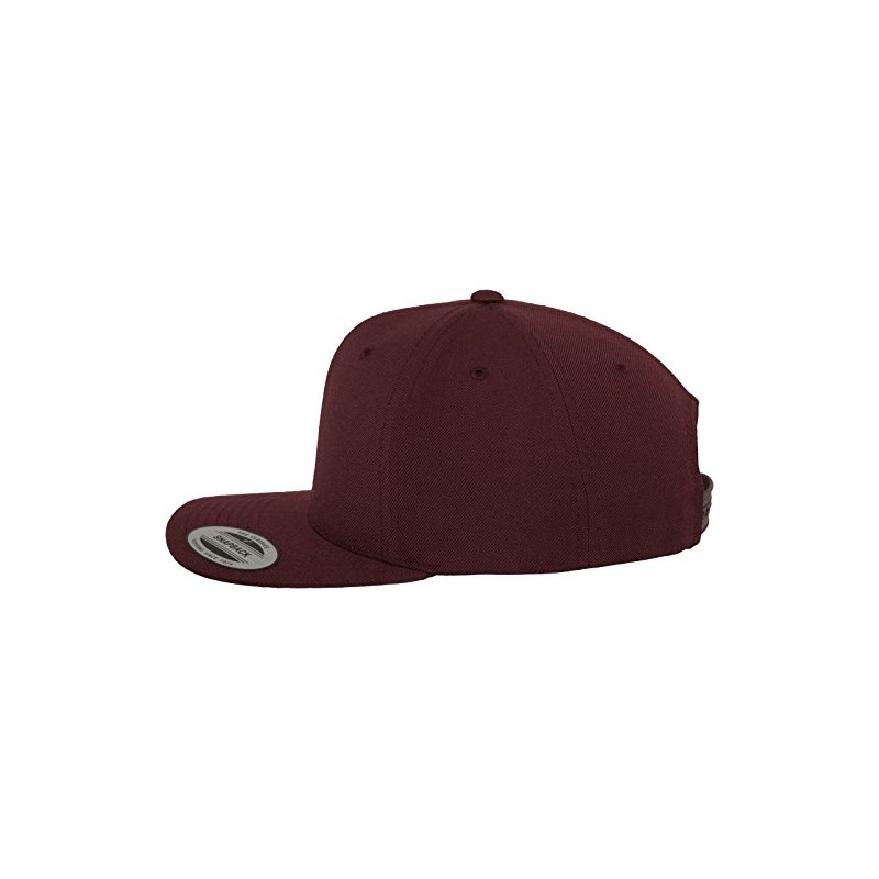 Flex fit Mütze Classic Snapback, Children's Cap, Red (Maroon), One