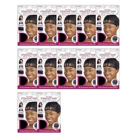 DONNA Straight Part Mesh Wig Cap | Wig Cap for Women or Men | Black Mesh Cap for Sew-Ins & U Part Wigs (DZ)