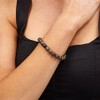 Handmade Womens Mens 8mm Edelstein Perlen Armband Elasticate | Kristall