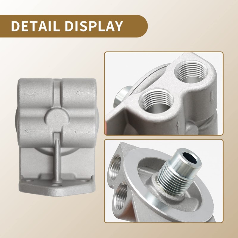 Saihisday Fuel Filter Base for 4770 / WIX 24770 Diesel