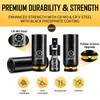 BOEN Pro 1/2" Drive Metric Deep Impact Socket Set, 21-Piece