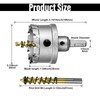 SALI 2-1/8" (54mm) TCT Hole Saw Kit Tungsten Carbide Tipped