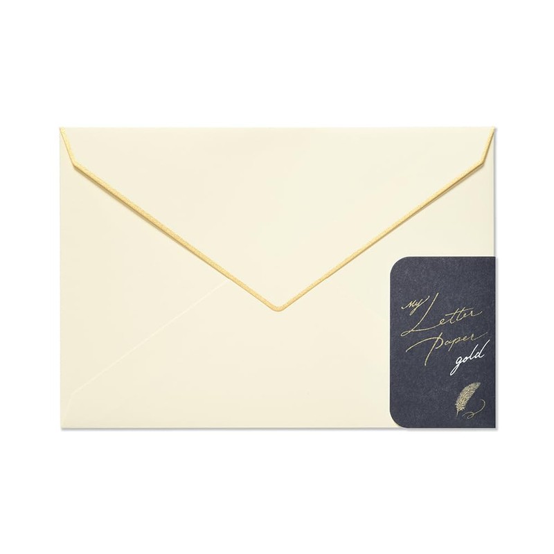 G.C.PRESS My Letter Papergold/Envelope Set