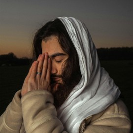 Cross Rings for Men, Premium Pure Titanium Rings for Men Lord Jesus Christian 8MM Black Silver Mens Wedding Ring Comfort Fit Matte Size 6-13 (Black, 9)