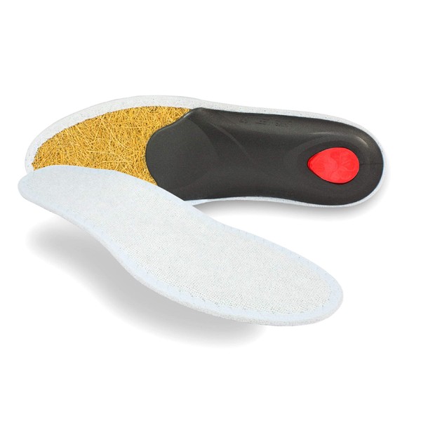 pedag Viva Summer Warm Water Orthotic Insole, Handmade in Germany, Terry Cotton & Sisal, Absorbs Sweat & Ideal for Wear Without Socks, Washable, US W 12 M9 W5 / EU 42