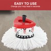 Spin Mop Replacement Head - 4 Pack EasyWring Mop Refills