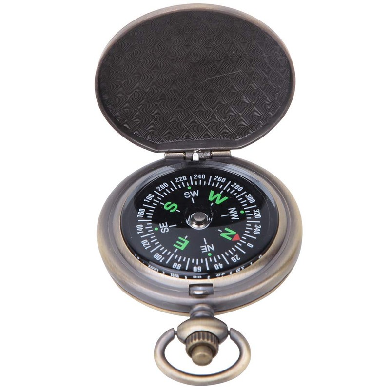Pocket Watch Style Compass Small Compass Magnetic Compass for Travel