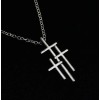 Fashion Jewelry JESUS CROSS CALVARY CHRISTIAN PRAY pendant 22" 925