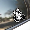 Bicycle Cycling Person Vinyl Decal Sticker for Cars Trucks Windows