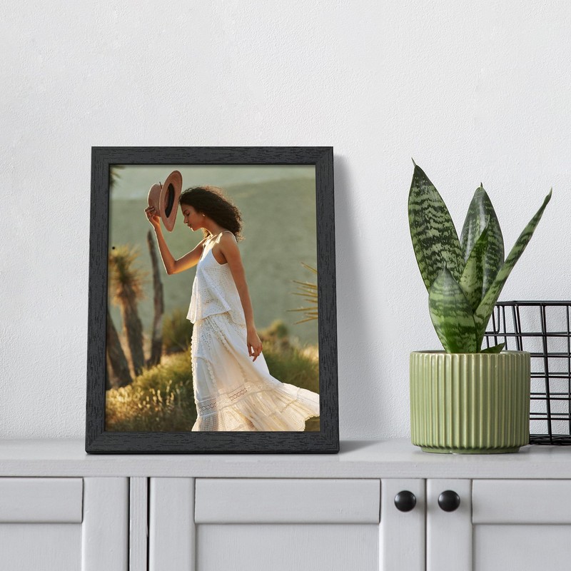 upsimples 8x10 Picture Frame, Wall Gallery Photo Frames with Engineered