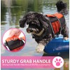 Queenmore Small Dog Life Jacket, Adjustable Pet Life Vest for