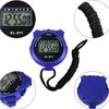 Sports Stopwatch Timer Lap Split Digital Stopwatch with Clock Calendar