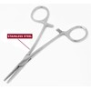 Mosquito Hemostat Forceps with 3 Position Lockings and 5" Straight