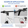 Bike Stem Riser Handlebar Extender 120mm,Aluminium Alloy Bicycle Fork Stem