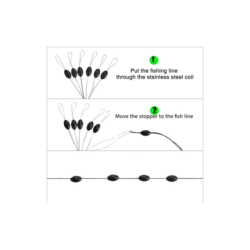 TFS Angling X 60 or X 120 Rubber Bead Float