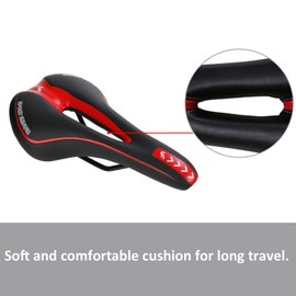 TOTMOX Bicycle Mountain Bike Saddle Road Mountain Sports Soft Cushion Gel Cushion Seat Green