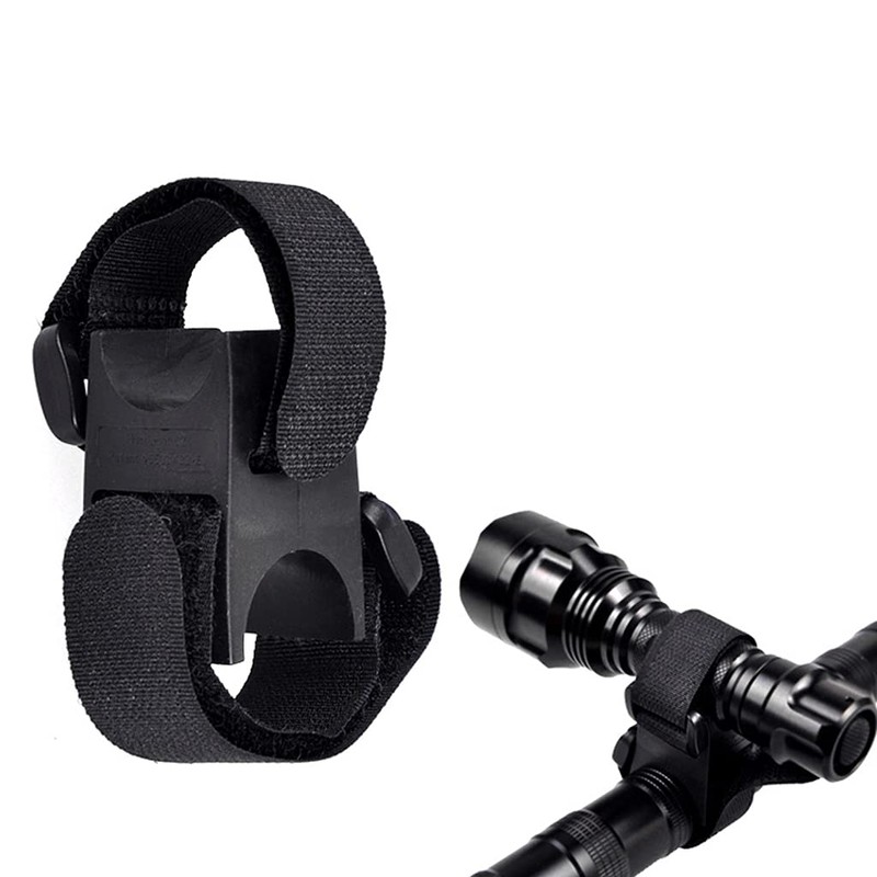 SOUTHJIELING Multi-Purpose Bike Strap Band Flashlight LED Tourch Mount Holder