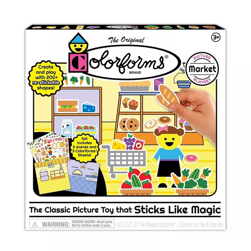 KAHOOTZ TOYS Colorforms Market Picture Play Set