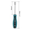 sourcing map 4mm Non-Magnetic Tip Six Point Hex Nut Driver