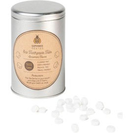 SuperBee Dentos Toothpaste Tablets – 500 Fluoride-Free Toothpaste Tabs, Eco-Friendly & Travel-Friendly Mouthwash Tablets, Gentle on Sensitive Teeth, Kids & Adults Chewable Toothpaste Bites, Spearmint Flavor