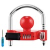 Cenipar Trailer Hitch Lock Universal with Combination Lock, Heavy-Duty Steel