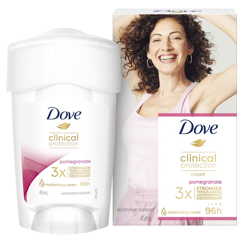 Dove Clinical Antiperspirant Cream Pomegranate, 45ml