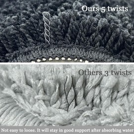 Homantic Get Naked Bathroom Rugs - Funny Bath Mats for Bathroom Non Slip Cute Carpet for Bathroom Floor Decor Water Absorbent Bath Rugs for Sink Bathtub and Shower Black 20" x 32"